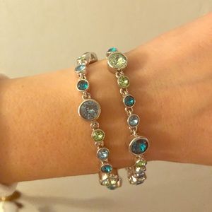 Touchstone Crystal by Swarovski Aqua Bracelet